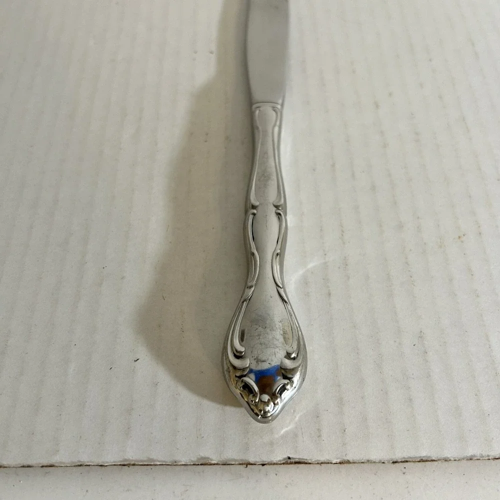 Oneida Cantata Stainless Steel Dinner Knives Lot of 4 Hollow Handle 9in Flatware